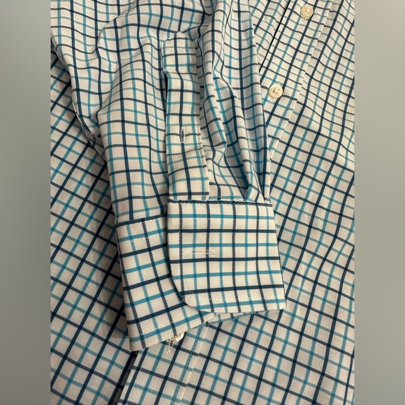 Land’s End men’s Plaid Button up shirt - Picture 5 of 8
